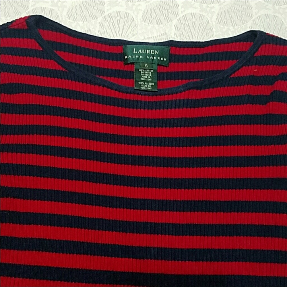 RALPH LAUREN LONG SLEEVE TOP. SIZE SMALL - Picture 3 of 7